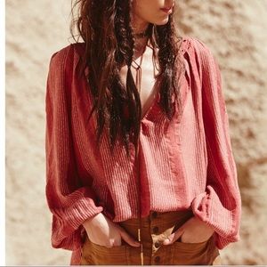 Free People Against All Odds Long Sleeve Top